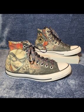 DC Comics x Converse Chuck Taylor All Star High "Harley Quinn" Sneakers